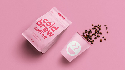 Moca® Cold Brew Coffee Branding brand branding branding mockup brochure business card download free freebie identity letterhead logo mockup mockupcloud portfolio presentation psd showcase stationery template typography