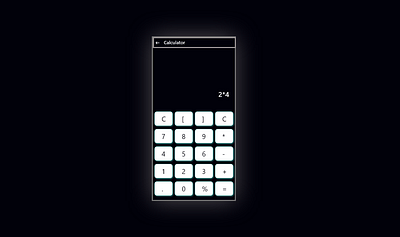 Daily UI challenge:004 calculator calculator app dailyui dailyui004 dailyuichallenge design ui ux