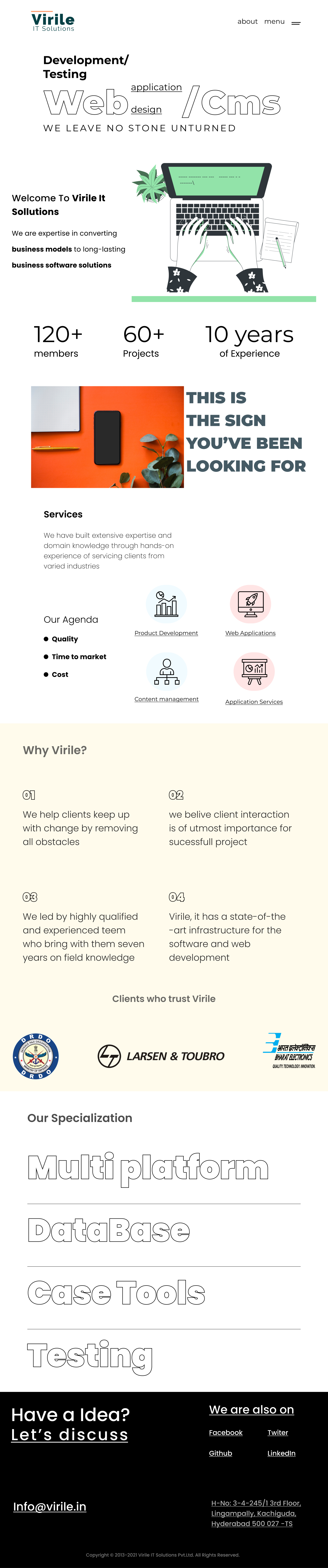 IT website company design it landing page ui ux web webpage