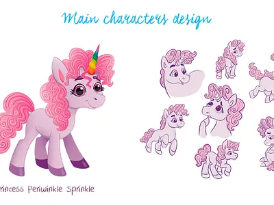 Princess unicorn character design animal art book illustration character character design character development children character children illustration childrens book childrens book illustration horse illustration picture book pony poses princess unicorn