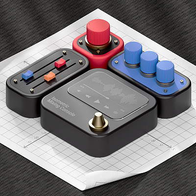 3D Music Controller adobe photoshop