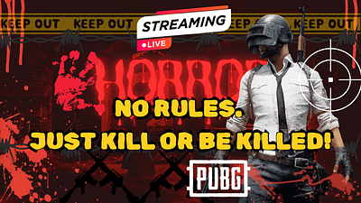 YouTube Thumbnail for PUBG Gamer. branding gamming thumbnail graphic design thumbnail youtube thumbnail