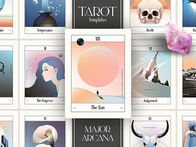 Tarot Card Templates- Major Arcana