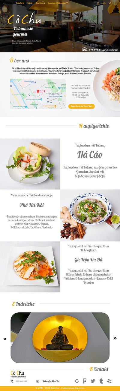 Co-chu A Vietnamese Restaurant branding design ui ui design web