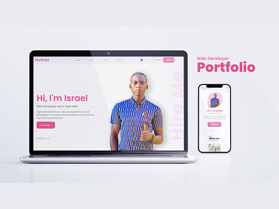 Portfolio Design with free Adobe XD, HTML, SCSS & JS files. portfolio portfolio design portfolio site portfolio website responsive design responsive portfolio responsive website design