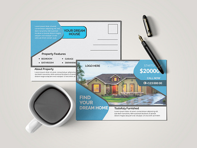 Amazing Real Estate Postcard Design advertising advertisment brand design brand identity brochure design direct mail eddm flyer flyer design graphics design photoshop postcard postcard design