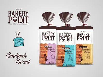 Bread Packaging Design bakery branding bakery packaging branding brandingagency creative design illustration packaging typography