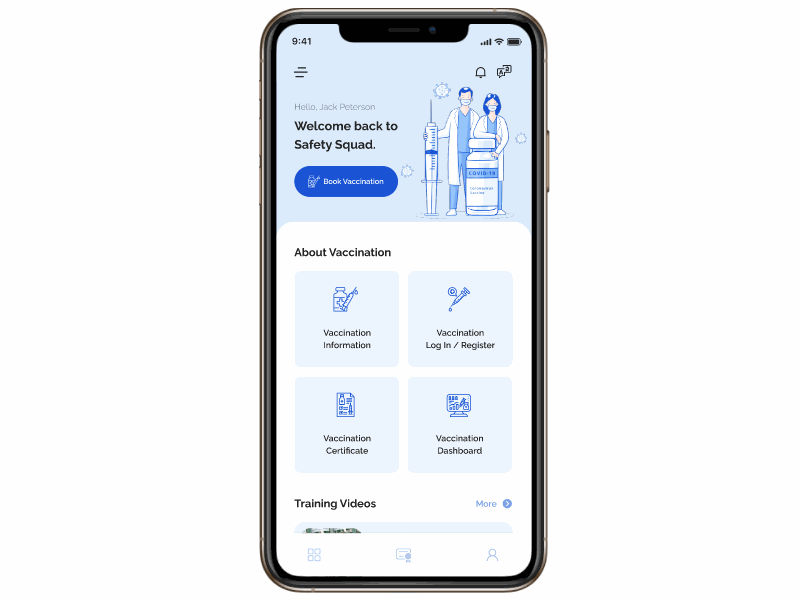 Vaccine Appointment Booking App Concept - NBN Minds app design appointment booking appointment booking app appointment calendar calendar doctor app medical app mobile app scheduler app ui ux vaccine app