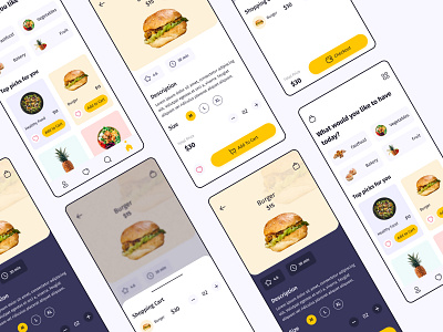 Foodly figma food app mobile online food online food delivery online food order online ordering uidesign uiux ux