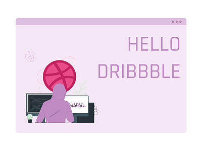 Hello Dribbble dribble hello hello dribbble hello dribble newbie welcome