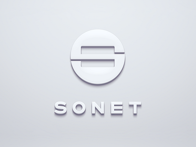 Sonet Logo card processing cards finance fintech it logo minimal technology