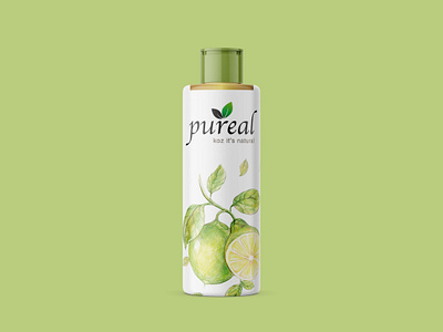 Pure Real Green Oil Bottle Mockup bottle bottle design bottle label bottle mockup bottles branding design green logo mockup mockup design mockup psd mockup template oil psd mockup pure real ui