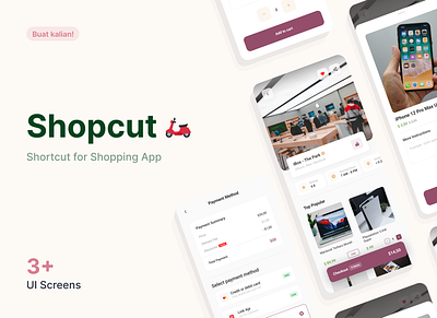 Shopcut - Shortcut for Shopping App app design design figma mobile mobile app shop shopify shopping shopping app ui ui design ux