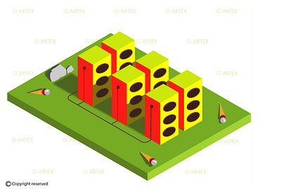 Isometric loudspeakers adobe adobe illustrator art artist design digital art digital illustration flat illustration graphic design illustration illustration art isometric isometric art isometric design isometric illustration kawaii logo loudspeaker neon ui ux