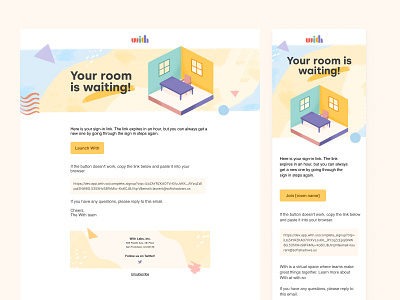 Claim Room Reminder Email branding claim design email email design illustration office product design reminder remote working room uidesign workfromhome