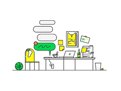 kobe 24 basketball cash cash app chat finance hall of fame hof icon illustration kobe lakers message money nba start wars support the child topo chico yoda