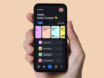 The 4th Generation of Time Management app calendar ui calender design mobile ui mobile uiux schedule schedule app scheduler schedules scheduling strategy consulting time app time management time tracker time tracking ui ux