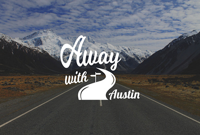 Away With Austin Travel Road Adventure logo design adventure awesome logo creative logo custom logo minimalist logo road adventure logo road logo road sign road tour road trip symbol logo tourism tourist transport travel agency travel app travel logo travelling