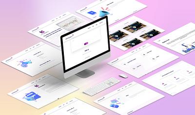 Modern website UI adobe xd app application clean ui design fluid gradient landing page design landingpage modern design trading trading app trading website ui ux webapp design website website concept website design website mockup website template