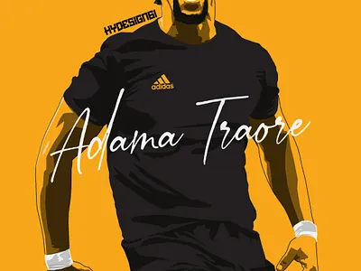 ADAMA TRAORE x PREMIER LEAGUE app bordomavi branding design illustrator logo tasarım trabzonspor ui vector