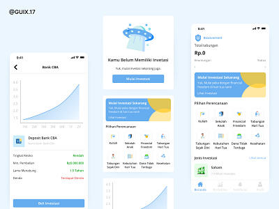 Invesment App Exploration app design guix guix17 guixgaluh ui ui ux ui design uidesign uiux ux ux design uxdesign