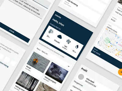 INERTIA - Bangkit 2021 Capstone Project disaster mobile ui ux