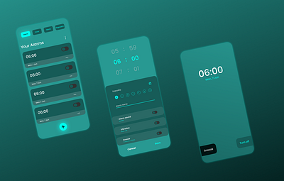 Alarm App alarm alarm app alarm clock alarmclock figma figma design light light theme light ui stopwatch switch time timer ui ui ux ui design uidesign