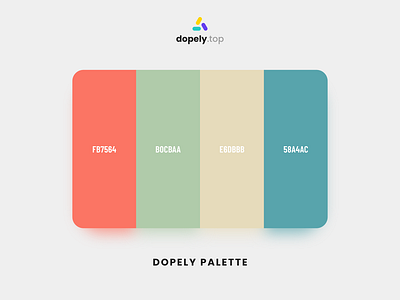 Dopely Color Palette branding color color palette colorful colorpalette design icon logo ui ux