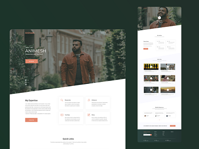 Portfolio Website adobexd personal website portfolio portfolio 2021 portfolio design portfolio site portfolio template portfolio website sachin sachin kumar mishra sachinbak ui uiux ux