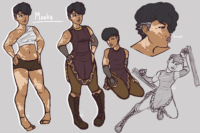 Character Sheet: Maaka anime art artist arts artsy artwork cartoon character characterdesign design draw figure illustration oc original reference sketch