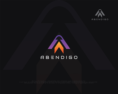 Abendigo ( clothing brand logo) a letter logo a logo branding corporate creative design designer elegant illustration logo logo maker minimal professional simple unique