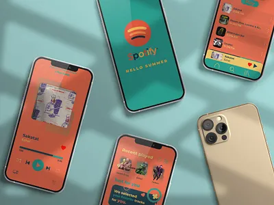 Hello Summer adobe illustrator adobe xd app graphic design uidesign ux design
