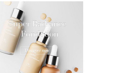 Web Design branding communication cosmetics webdesign