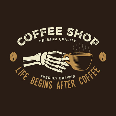 Coffee Shop badge branding coffee design graphic design logo shop