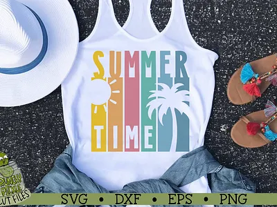 Summer SVG File for shirt cricut cut file silhouette cameo svg tshirt design