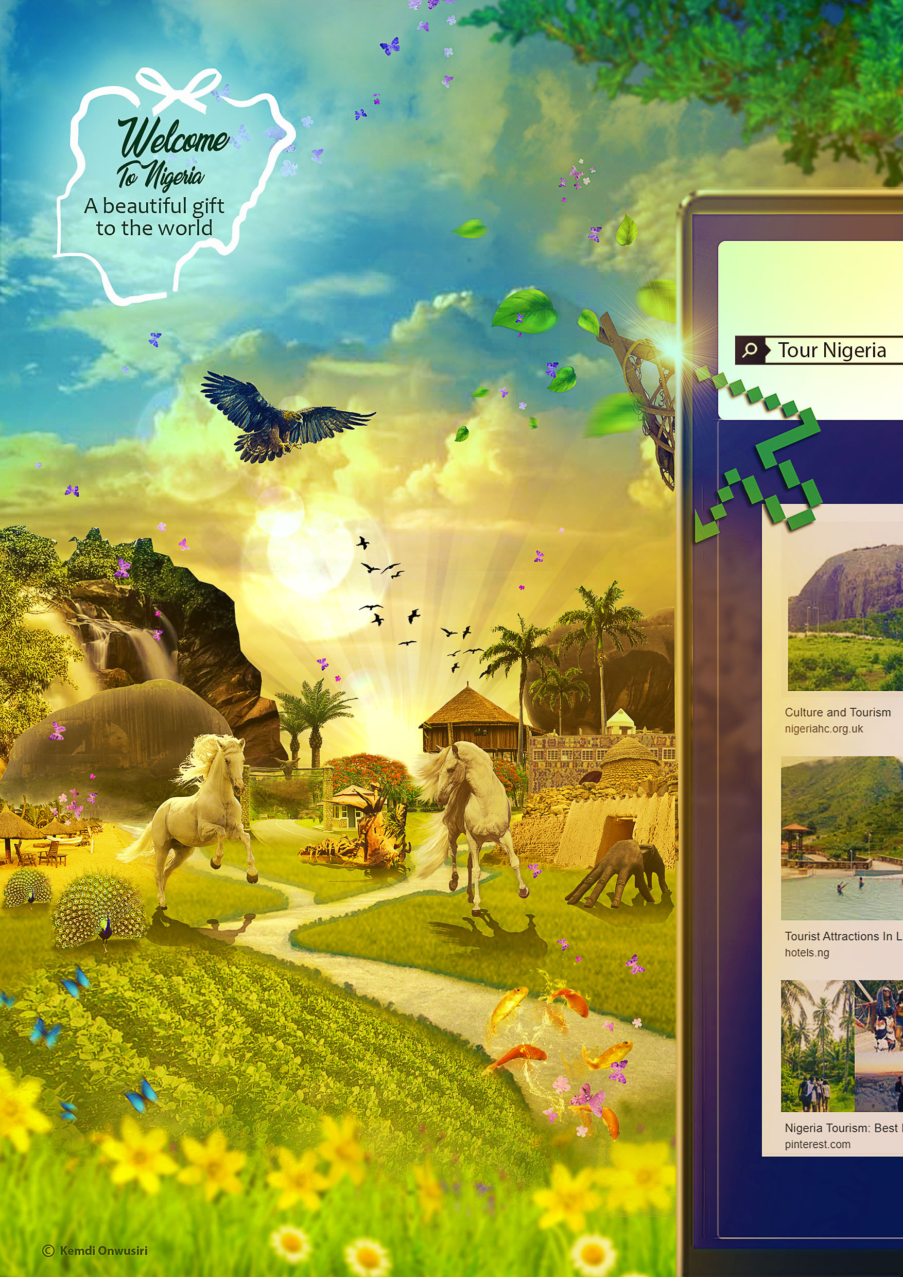Beauty of my Country art direction artwork design illustration manipulation