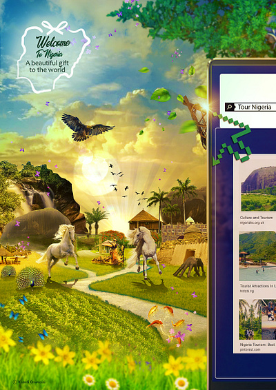 Beauty of my Country art direction artwork design illustration manipulation