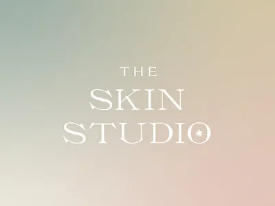 The Skin Studio brand branding design graphic design illustrator logo skincare typography