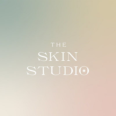 The Skin Studio brand branding design graphic design illustrator logo skincare typography