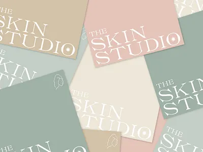 The Skin Studio Stationary brand branding design graphic design icon illustrator logo skincare stationary