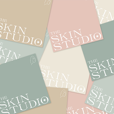 The Skin Studio Stationary brand branding design graphic design icon illustrator logo skincare stationary