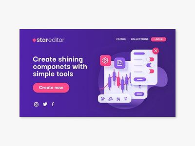 stareditor branding design ui ui design