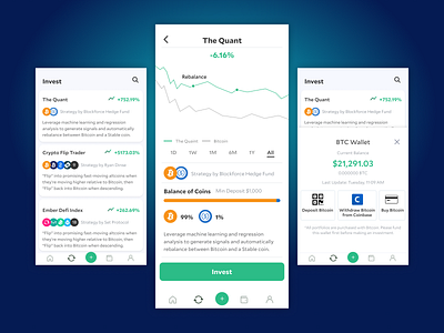 Crypto Figma Screens mobile product ui ui design ux