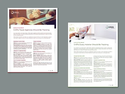 Executive Brief - KPIs to Track - Onyx content handout sales enablement