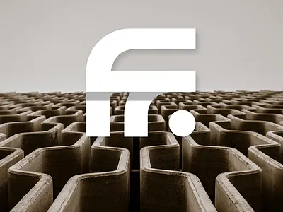 FR Signal or Online Monogram branding brandmark fr icon initial lettermark logogram mark monogram monoline name online signal symbol