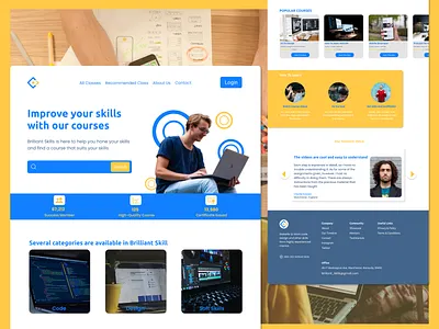 Brilliant Skills graphic design ui uidesign ux uxdesign web webdesign