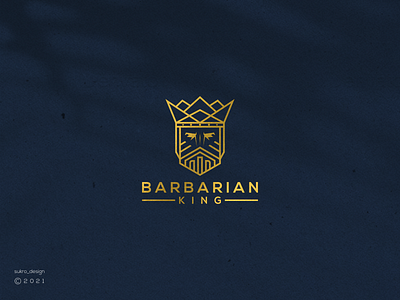 barbarian king branding design graphic design icon illustration logo minimal ui ux vector