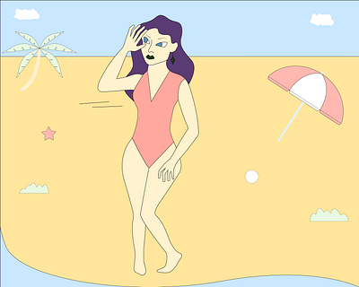 Beach Day design illustration vector