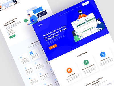 Teamly- SaaS Landing Pages branding colorful design design inspiration landing pages minimal minimalist typogaphy ui uidesign