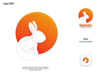 Rabbitta Logo animal branding design icon illustration logo logo design logotype rabbit ui ux vector